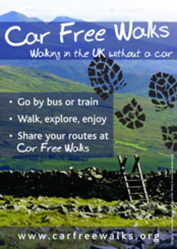Car Free Walks A4 Portrait poster